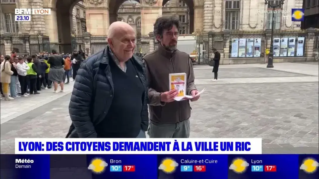 Lyon : Des citoyens demandent à la ville un Référendum d'initiative citoyenne (RIC)